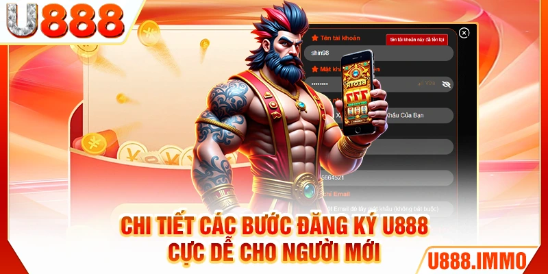 Chi tiết các bước đăng ký U888 cực dễ cho người mới