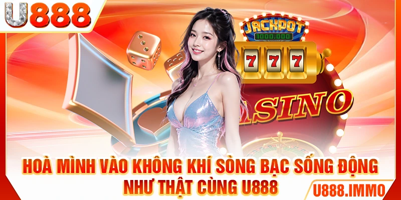 Hoà mình vào không khí sòng bạc sống động như thật cùng U888